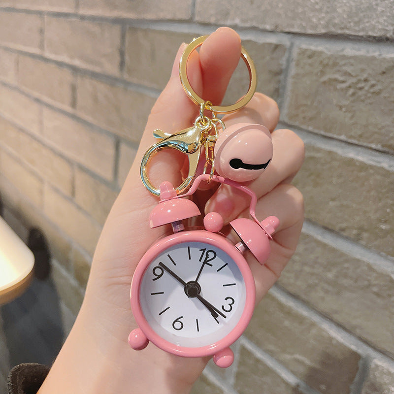 Wholesale Zinc Alloy Mini Alarm Clock Creative Keychain